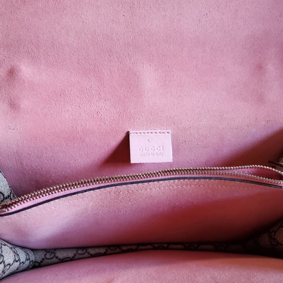 Limited edition Gucci Dionysus Shoulder/top handle bag with pink suede details - Picture 2 of 5